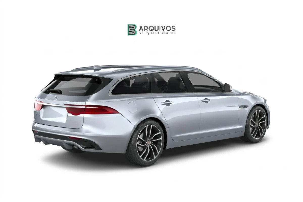 Modelo 3D STL - Jaguar XF Wagon 2021 — foto 5
